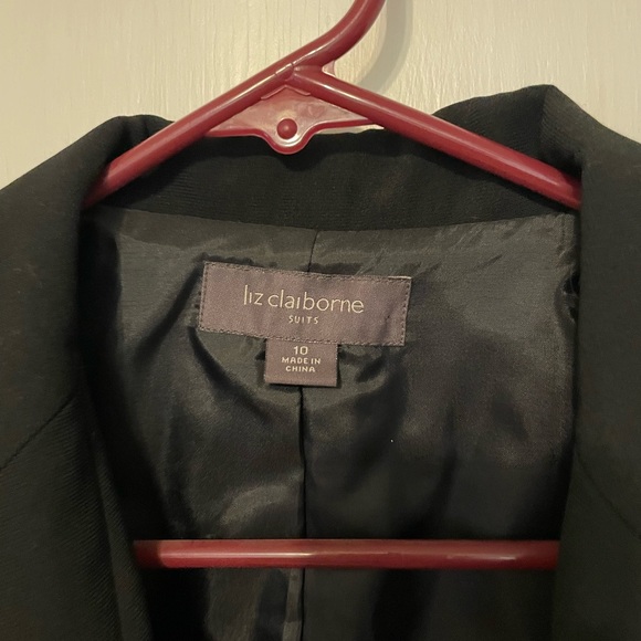 Liz Claiborne Women’s Black Blazer Size 10 - Picture 9 of 12